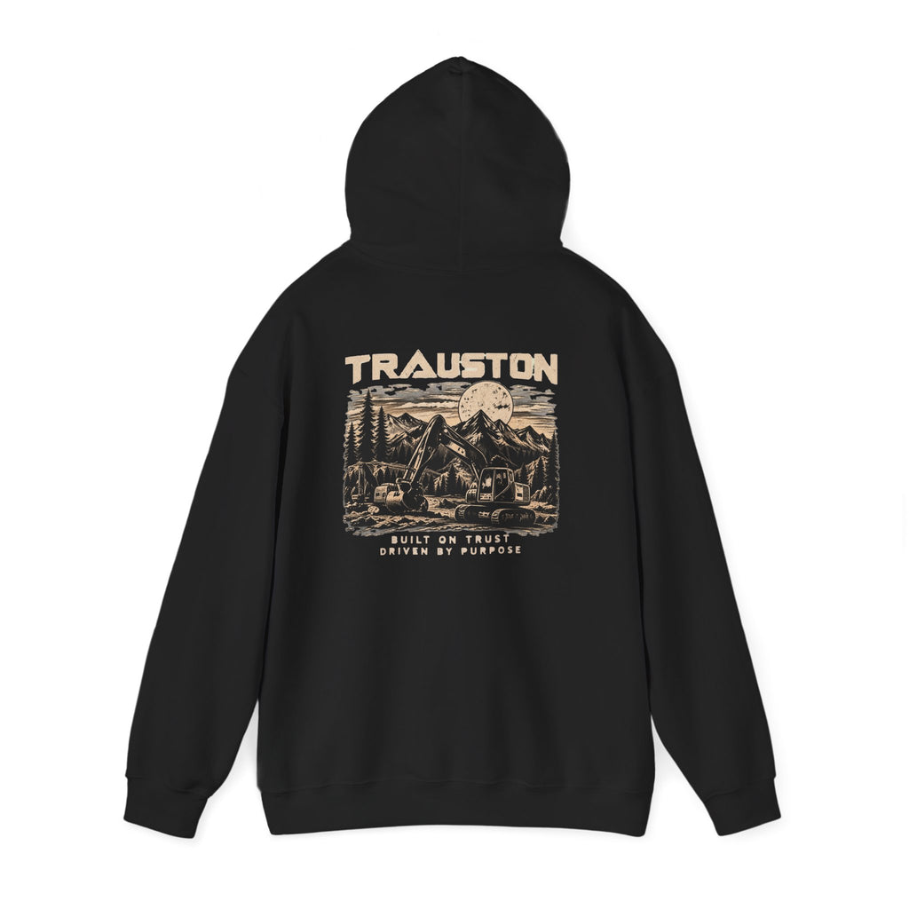 TRAUSTON | Excavator & Mountain Graphic Hoodie