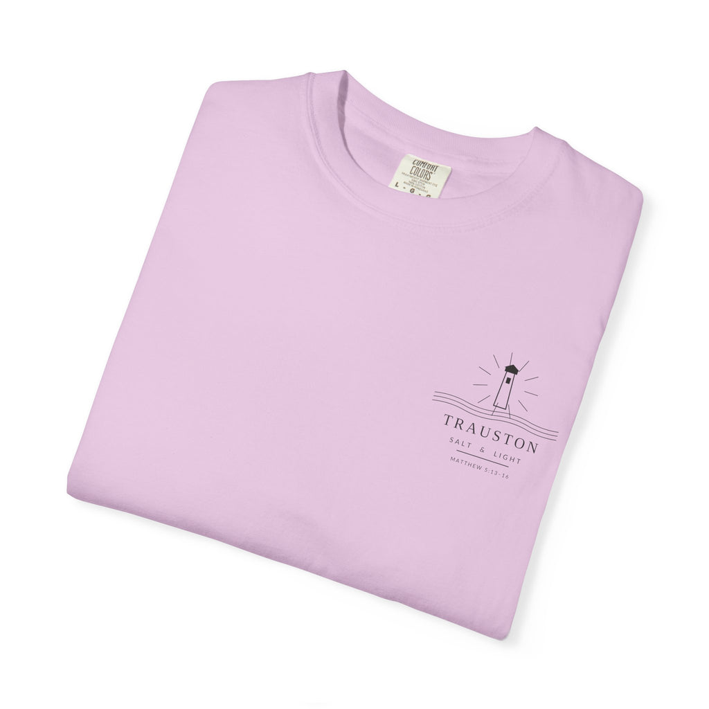 Salt and Light Garment-Dyed Tee — Dark Graphic