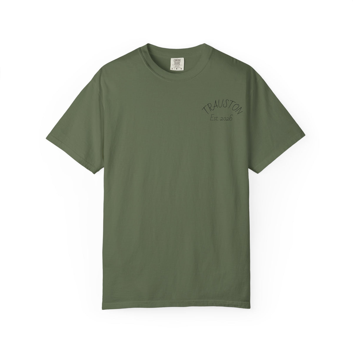 TRAUSTON | Est. 2026 & Wordmark Garment-Dyed Tee