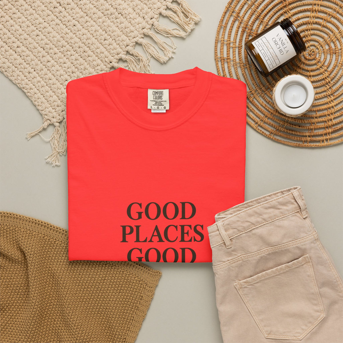 Nature Heals Garment-Dyed Tee