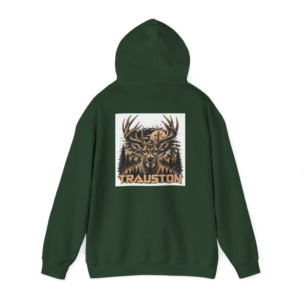TRAUSTON | Deer Forest Back-Print Hoodie