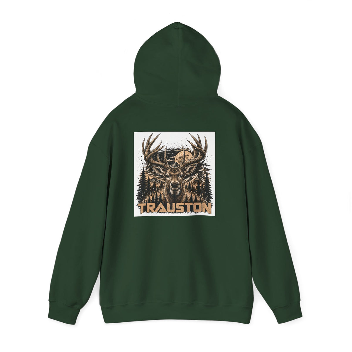 TRAUSTON | Deer Forest Back-Print Hoodie