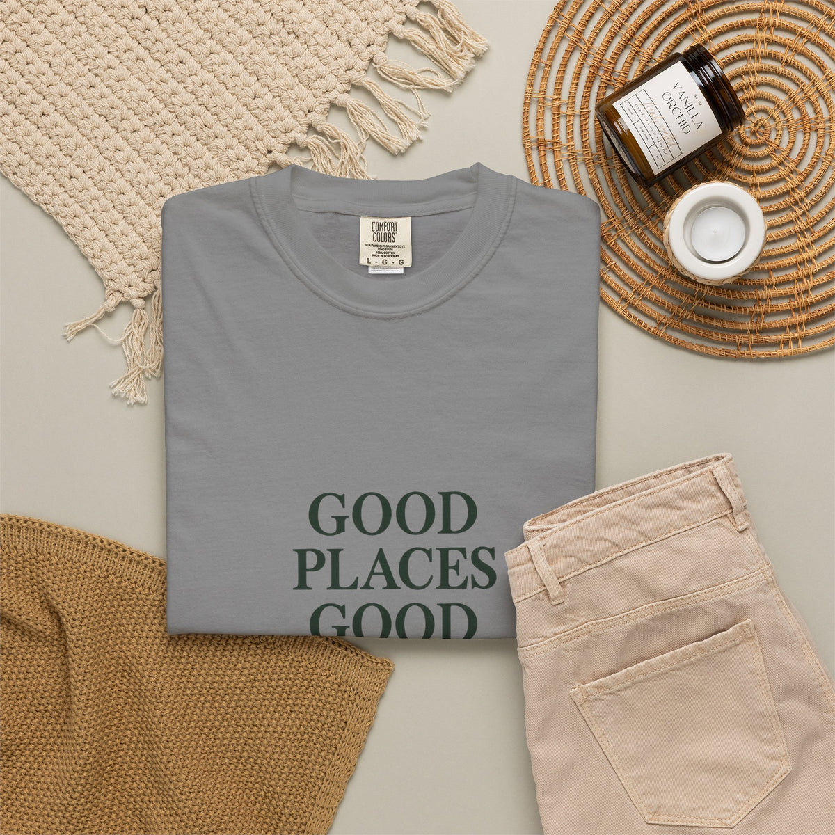 Nature Heals Garment-Dyed Tee
