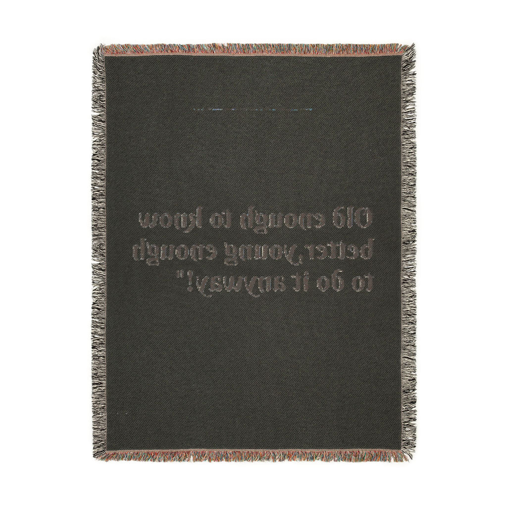TRAUSTON | Old Enough Woven Blanket