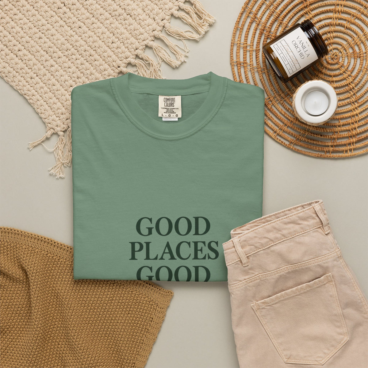 Nature Heals Garment-Dyed Tee