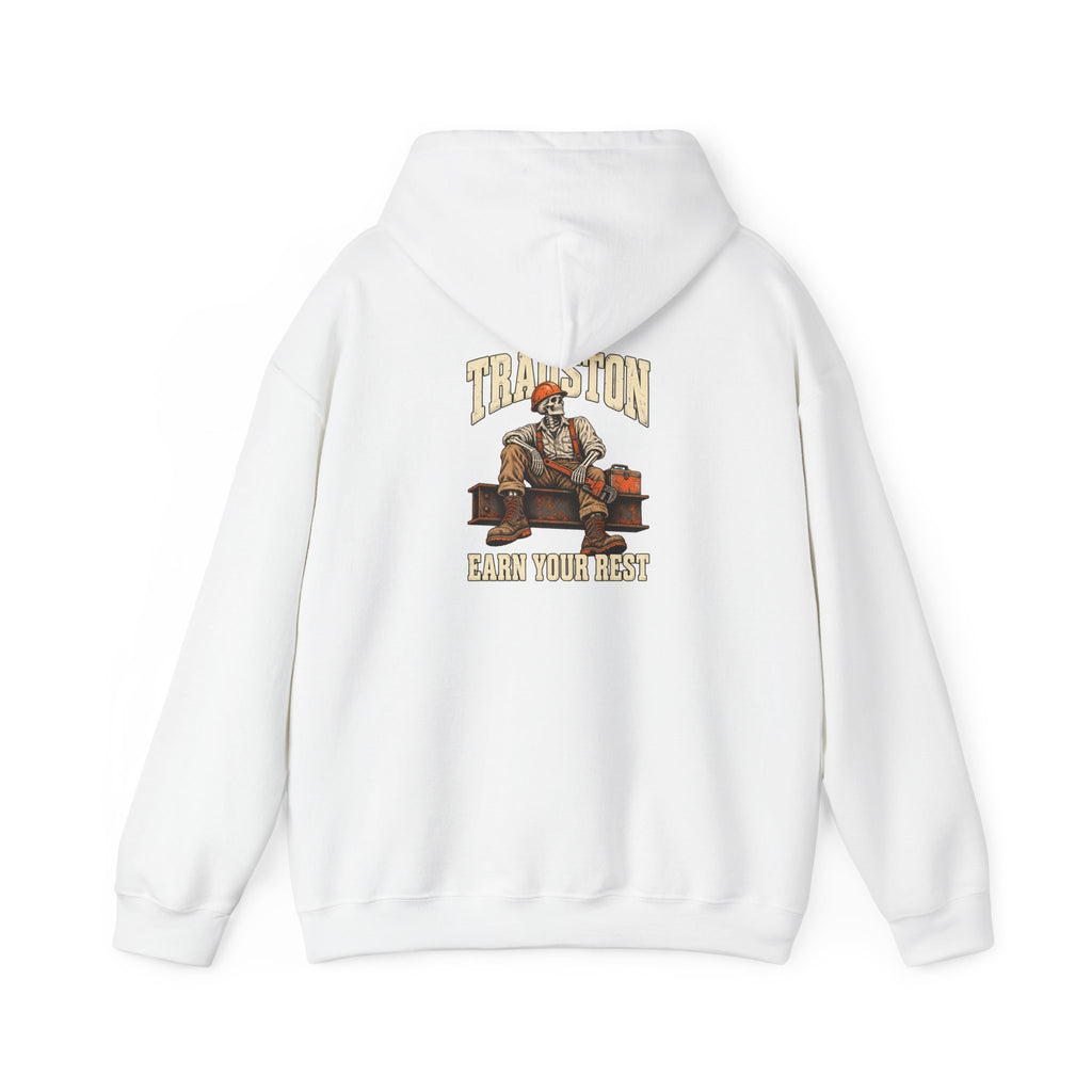 Minimalist White Pullover Hoodie