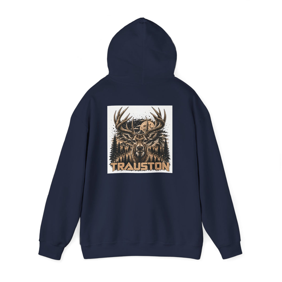 TRAUSTON | Deer Forest Back-Print Hoodie