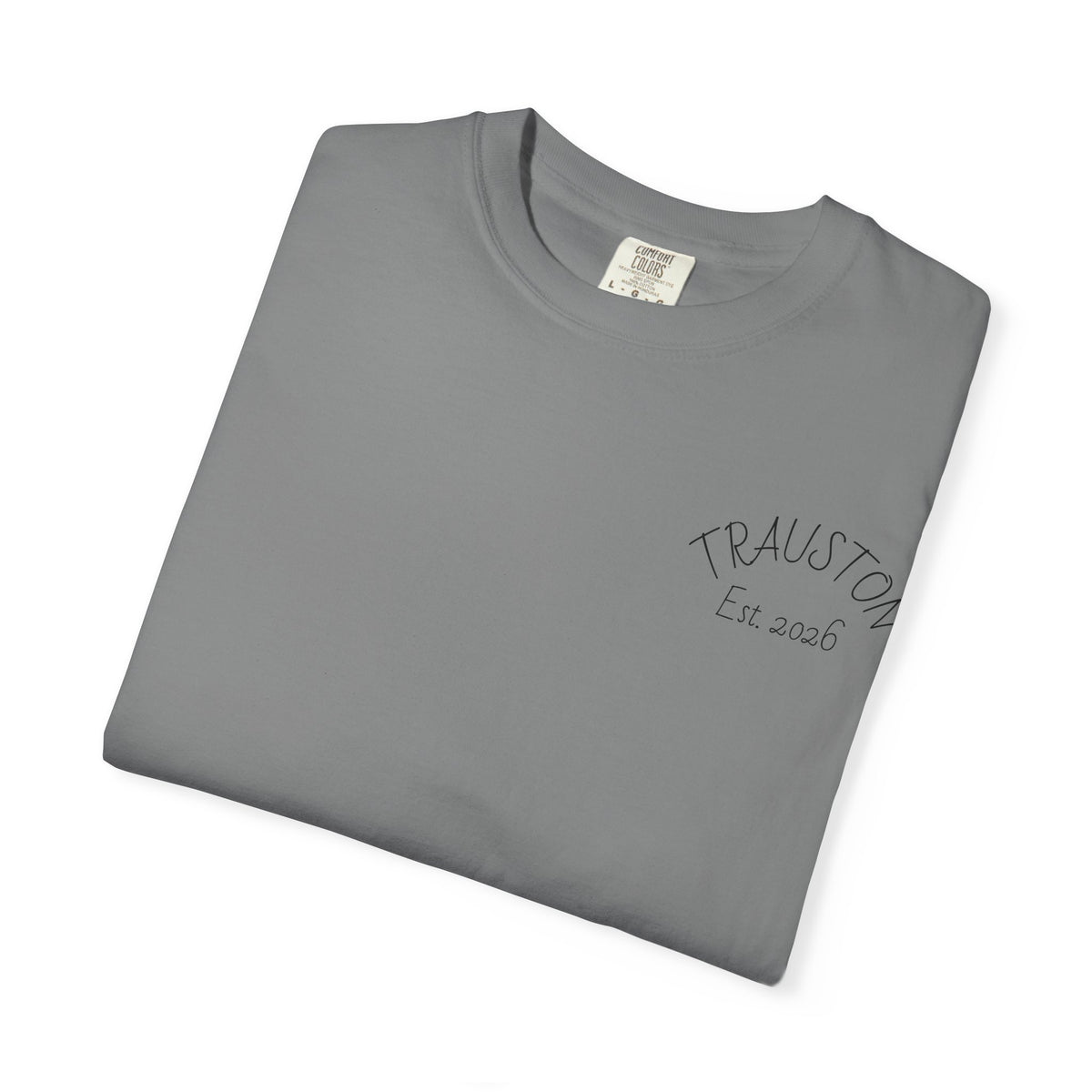 Est. 2026 & Wordmark Garment-Dyed Tee