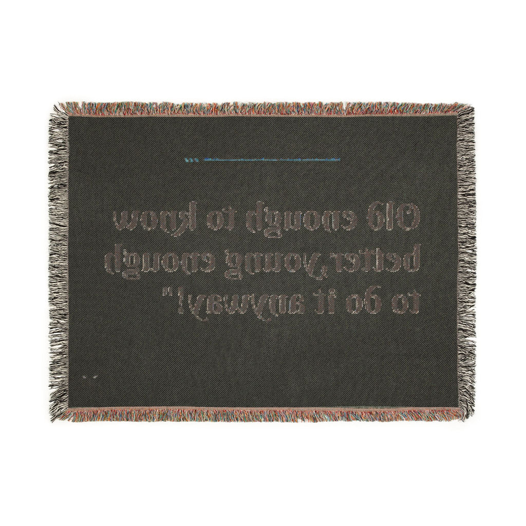 TRAUSTON | Old Enough Woven Blanket