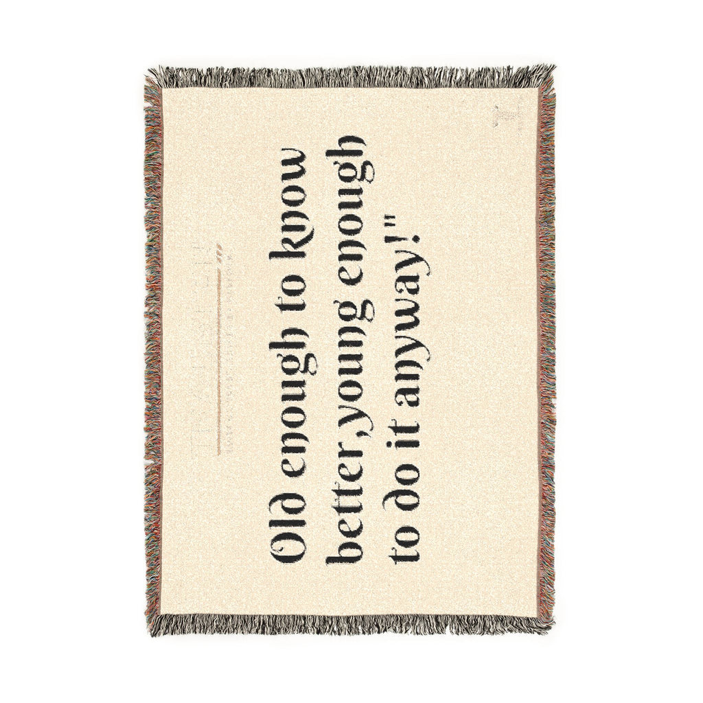 TRAUSTON | Old Enough Woven Blanket