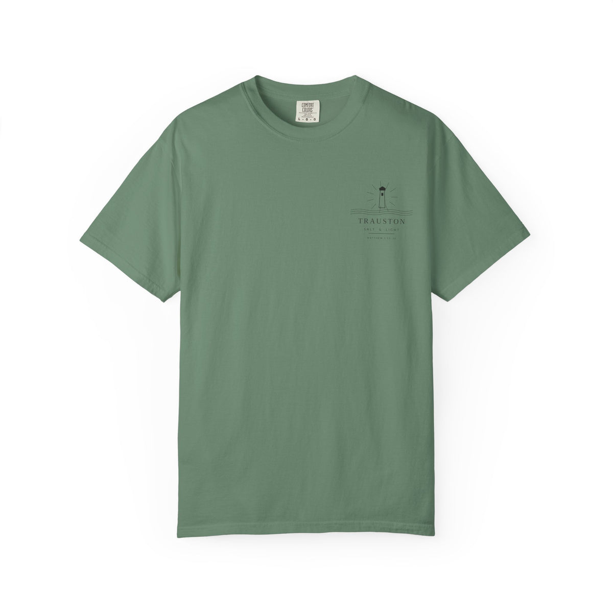 Salt and Light Garment-Dyed Tee — Dark Graphic