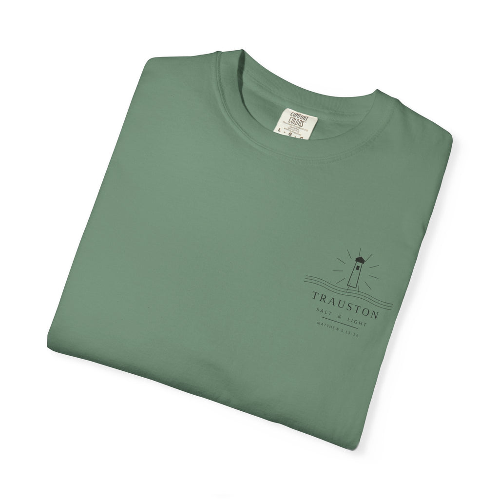Salt and Light Garment-Dyed Tee — Dark Graphic