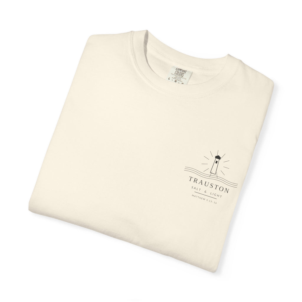 Salt and Light Garment-Dyed Tee — Dark Graphic