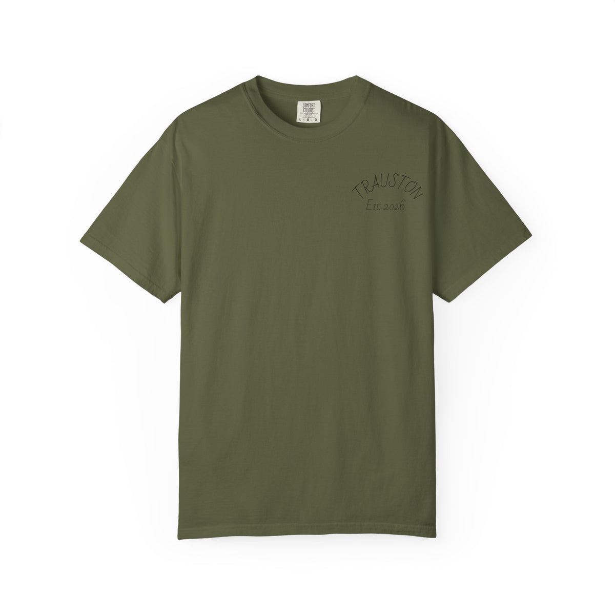 TRAUSTON | Est. 2026 & Wordmark Garment-Dyed Tee