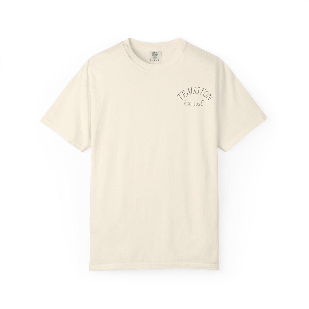 TRAUSTON | Est. 2026 & Wordmark Garment-Dyed Tee