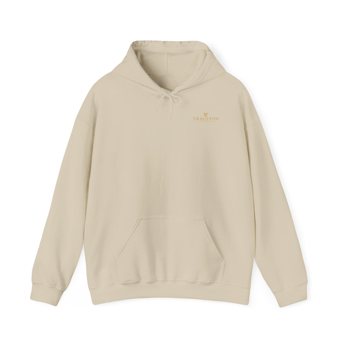 Minimalist White Pullover Hoodie