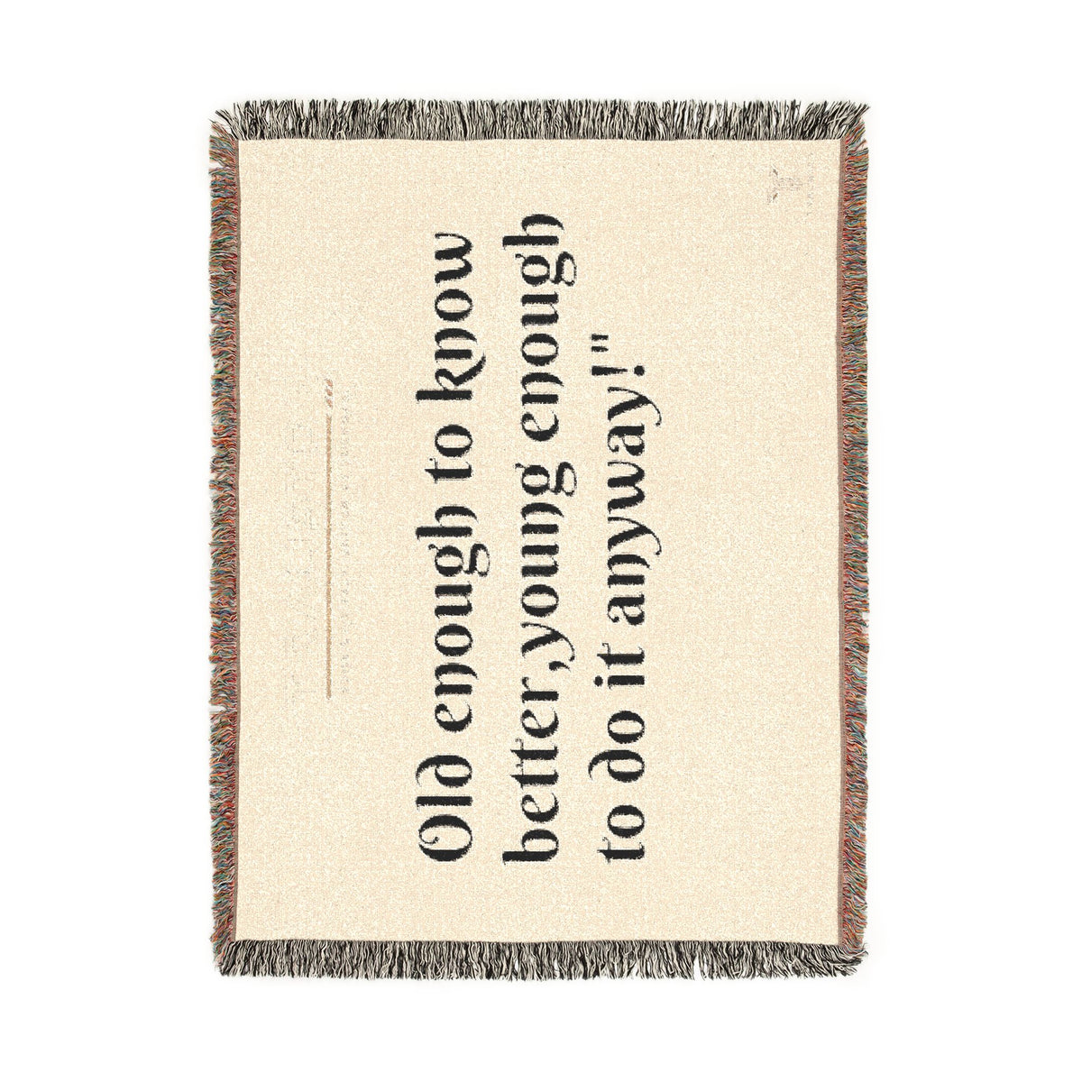 TRAUSTON | Old Enough Woven Blanket