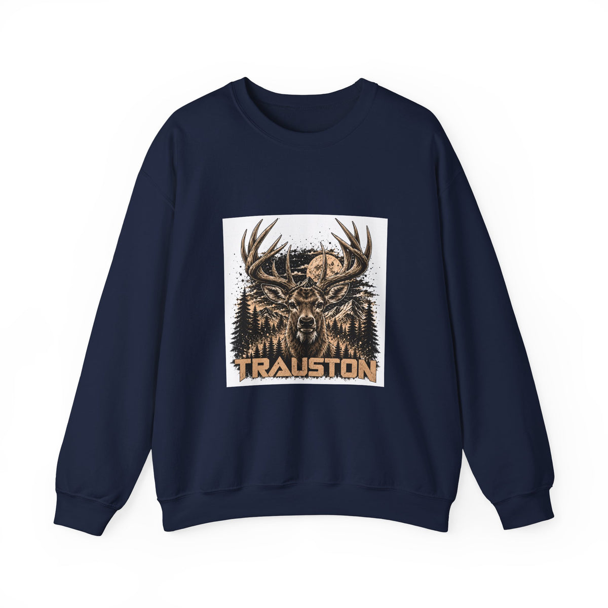 TRAUSTON | Deer Forest Crewneck Sweatshirt