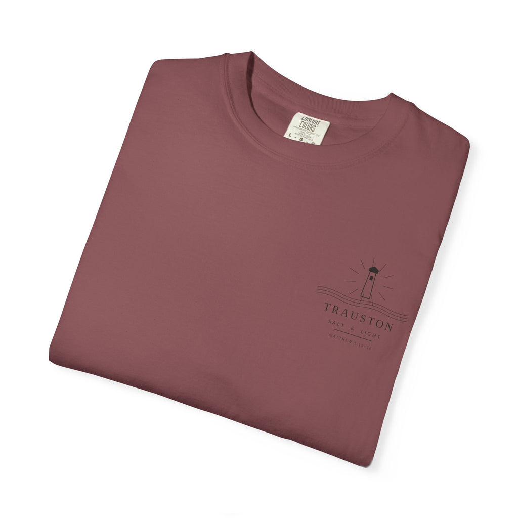 Salt and Light Garment-Dyed Tee — Dark Graphic