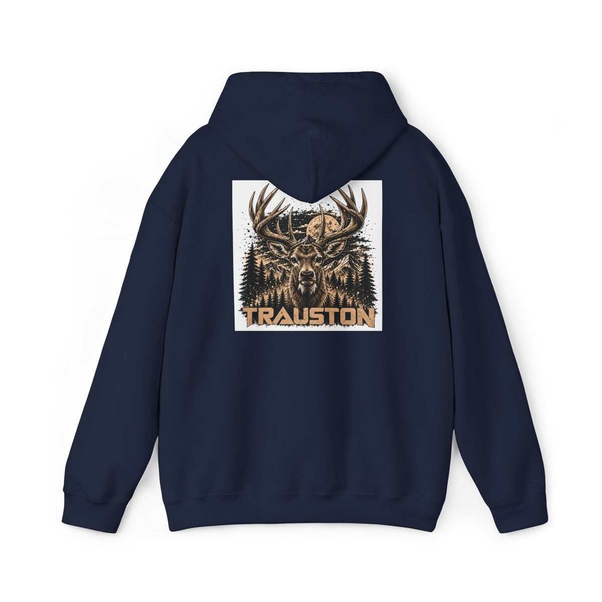 TRAUSTON | Deer Forest Back-Print Hoodie