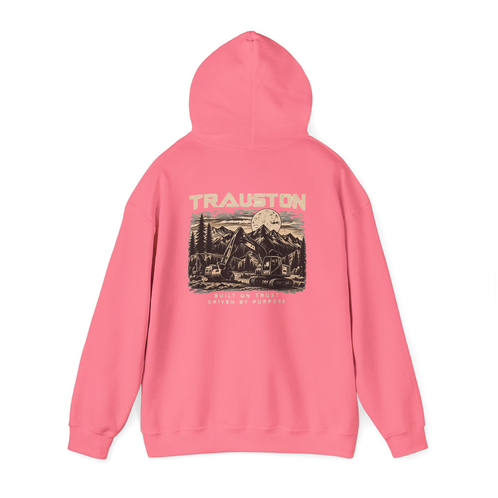 TRAUSTON | Excavator & Mountain Graphic Hoodie