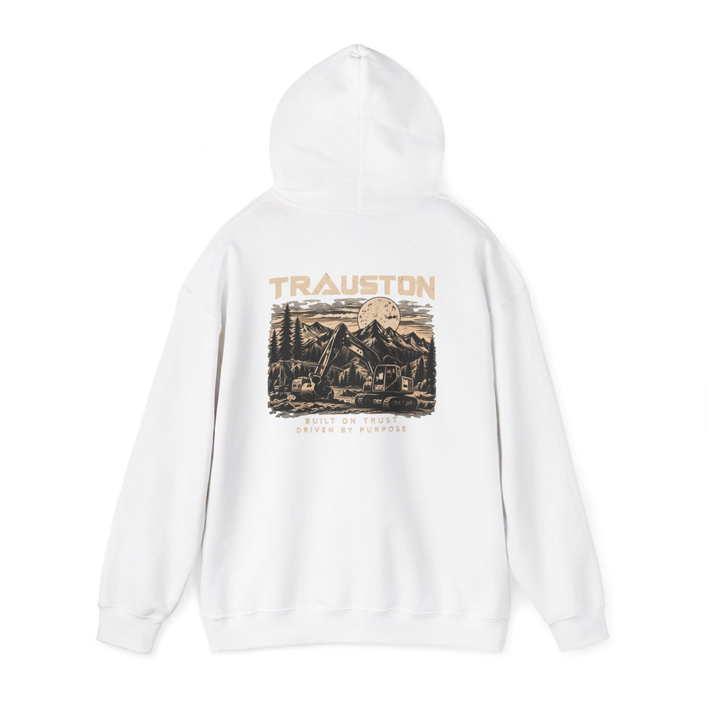 TRAUSTON | Excavator & Mountain Graphic Hoodie