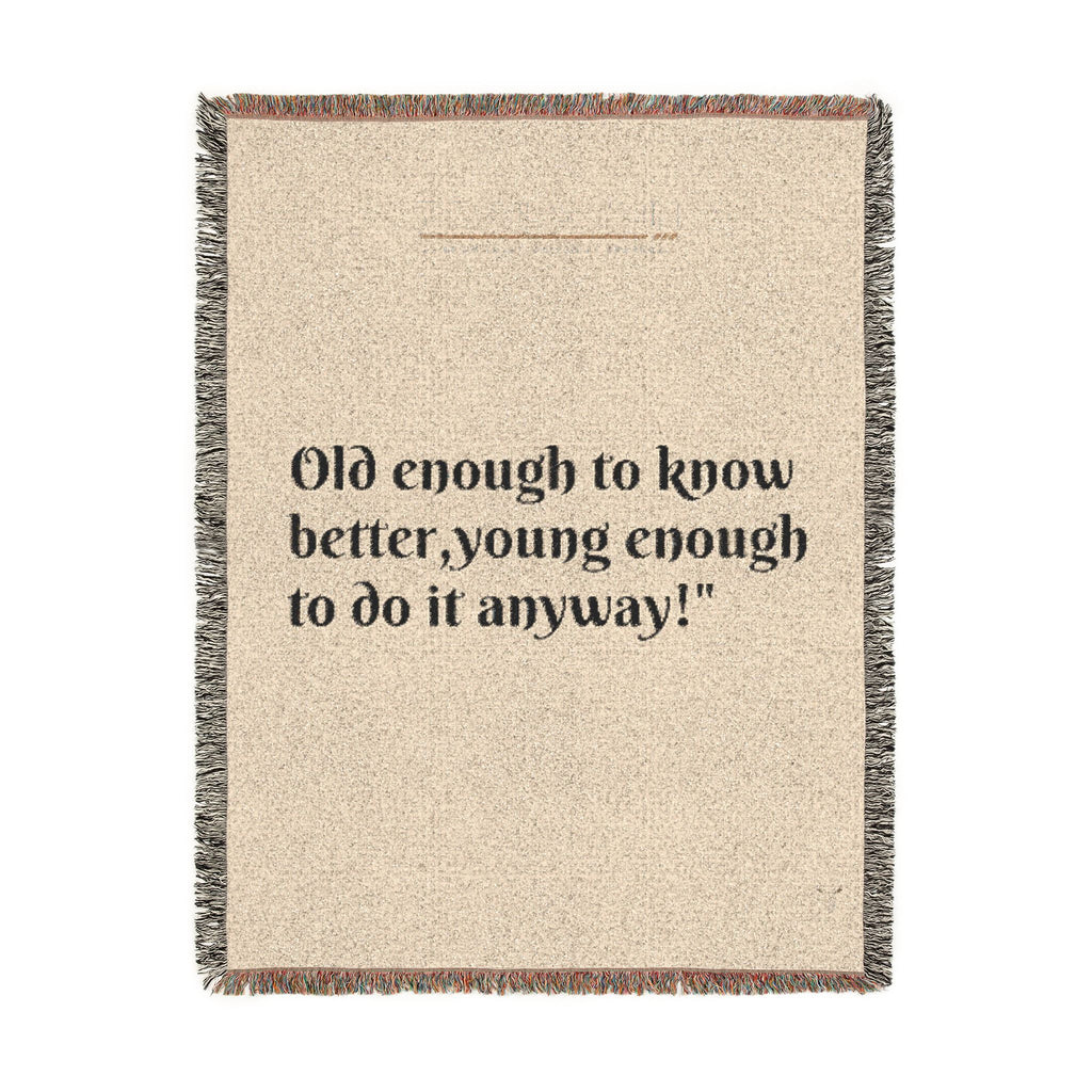 TRAUSTON | Old Enough Woven Blanket