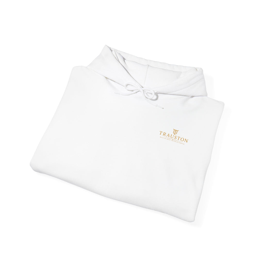 Minimalist White Pullover Hoodie