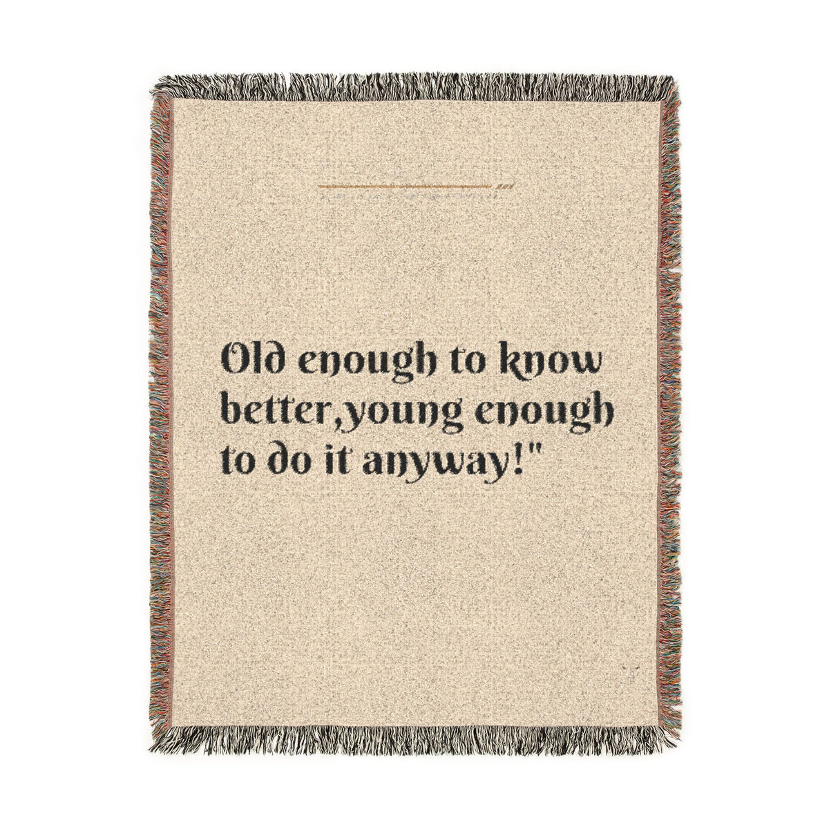 TRAUSTON | Old Enough Woven Blanket