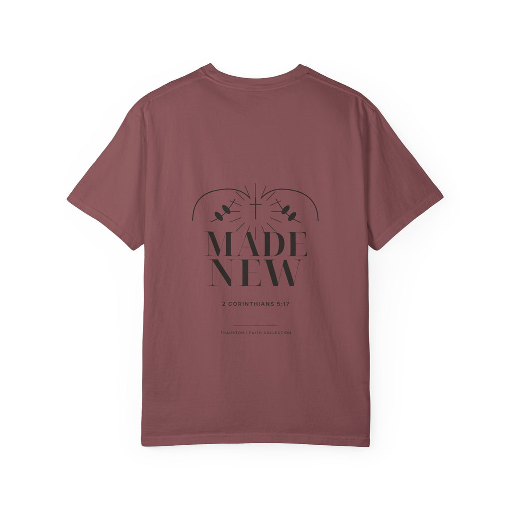 Made New Garment-Dyed Tee — Dark Graphic