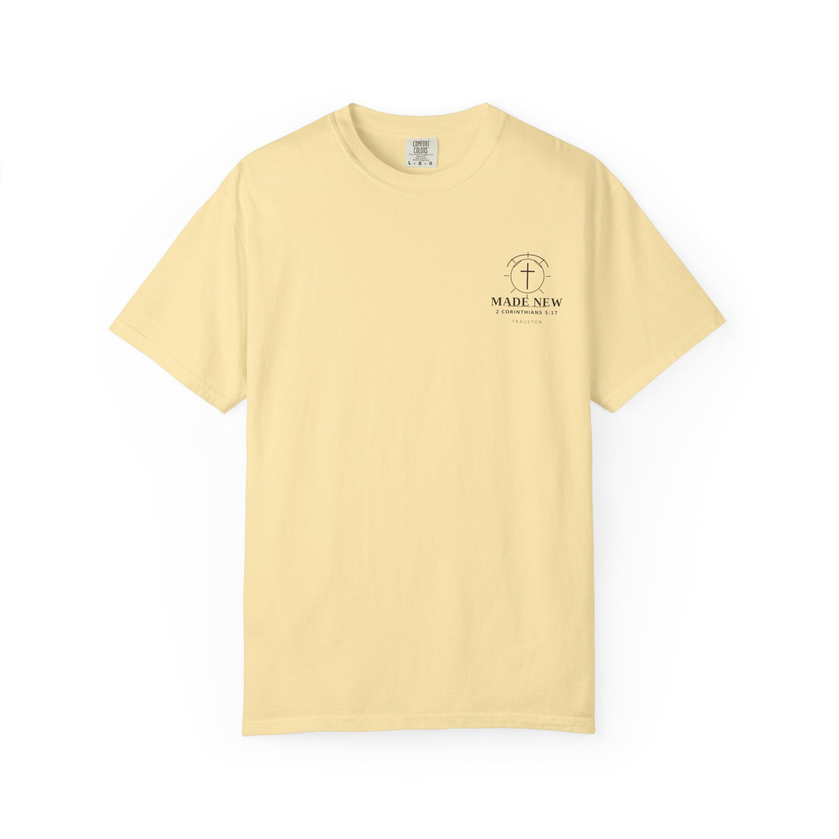 Made New Garment-Dyed Tee — Dark Graphic