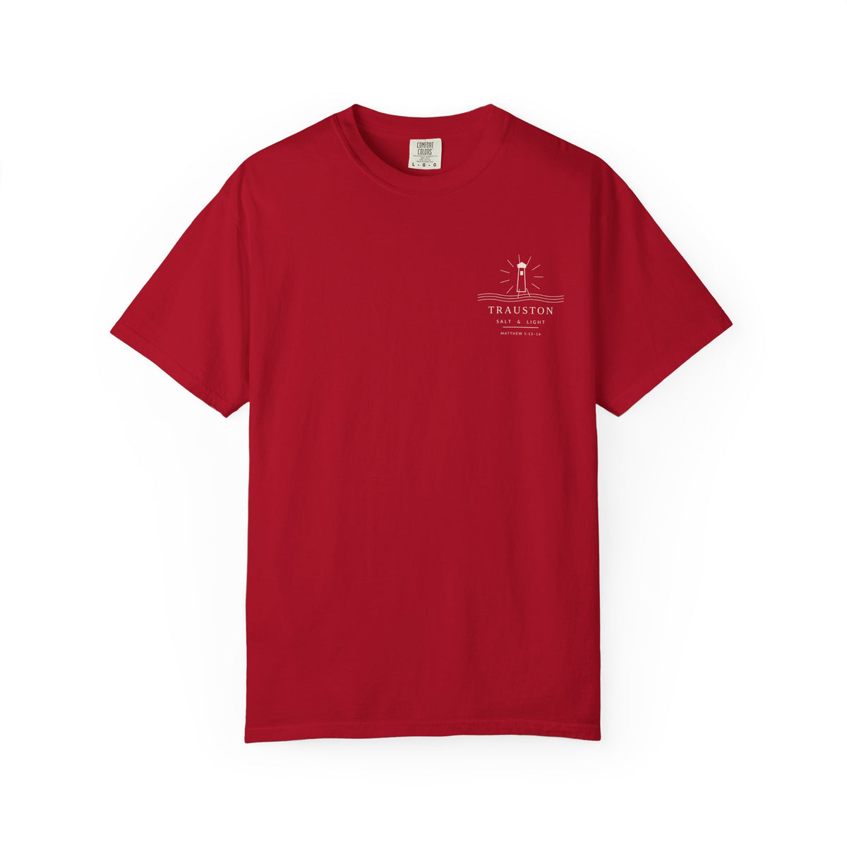 Salt and Light Garment-Dyed Tee — Light Graphic