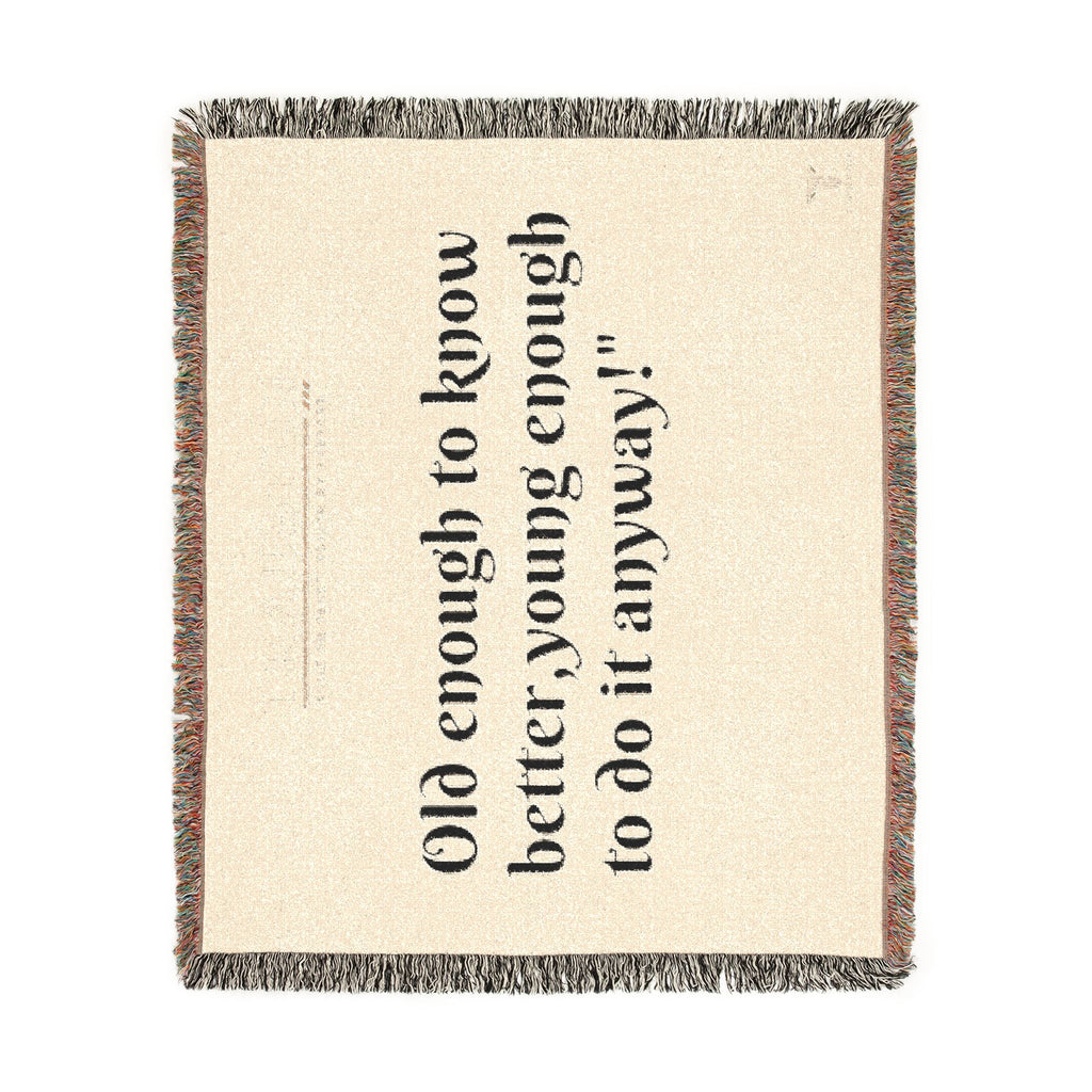 TRAUSTON | Old Enough Woven Blanket