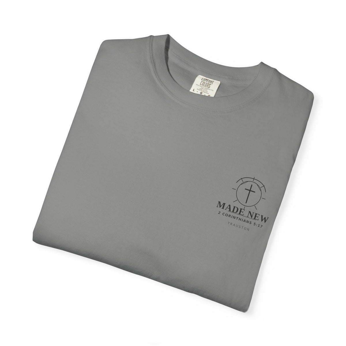 Made New Garment-Dyed Tee — Dark Graphic