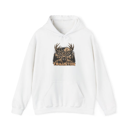 Product image of TRAUSTON| Deer Forest Front-Print Hoodie by TRAUSTON