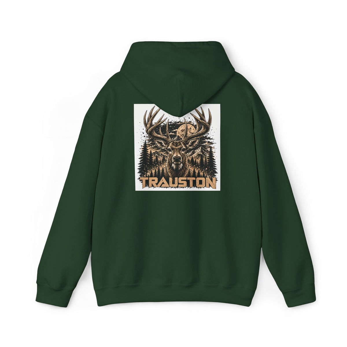 TRAUSTON | Deer Forest Back-Print Hoodie