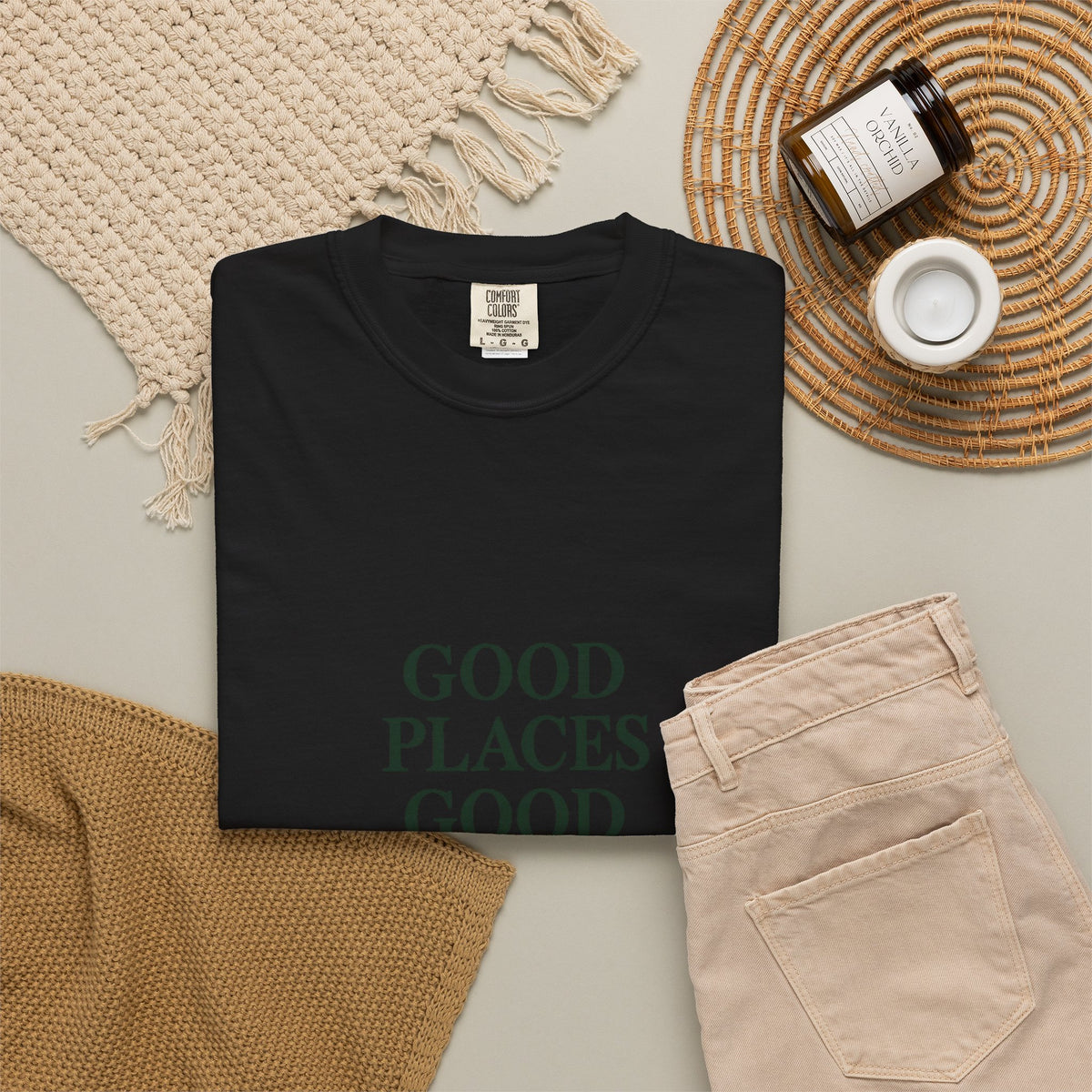 Nature Heals Garment-Dyed Tee