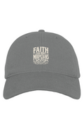 TRAUSTON Faith Moves Mountains Washed Hemp Cap — product image 1