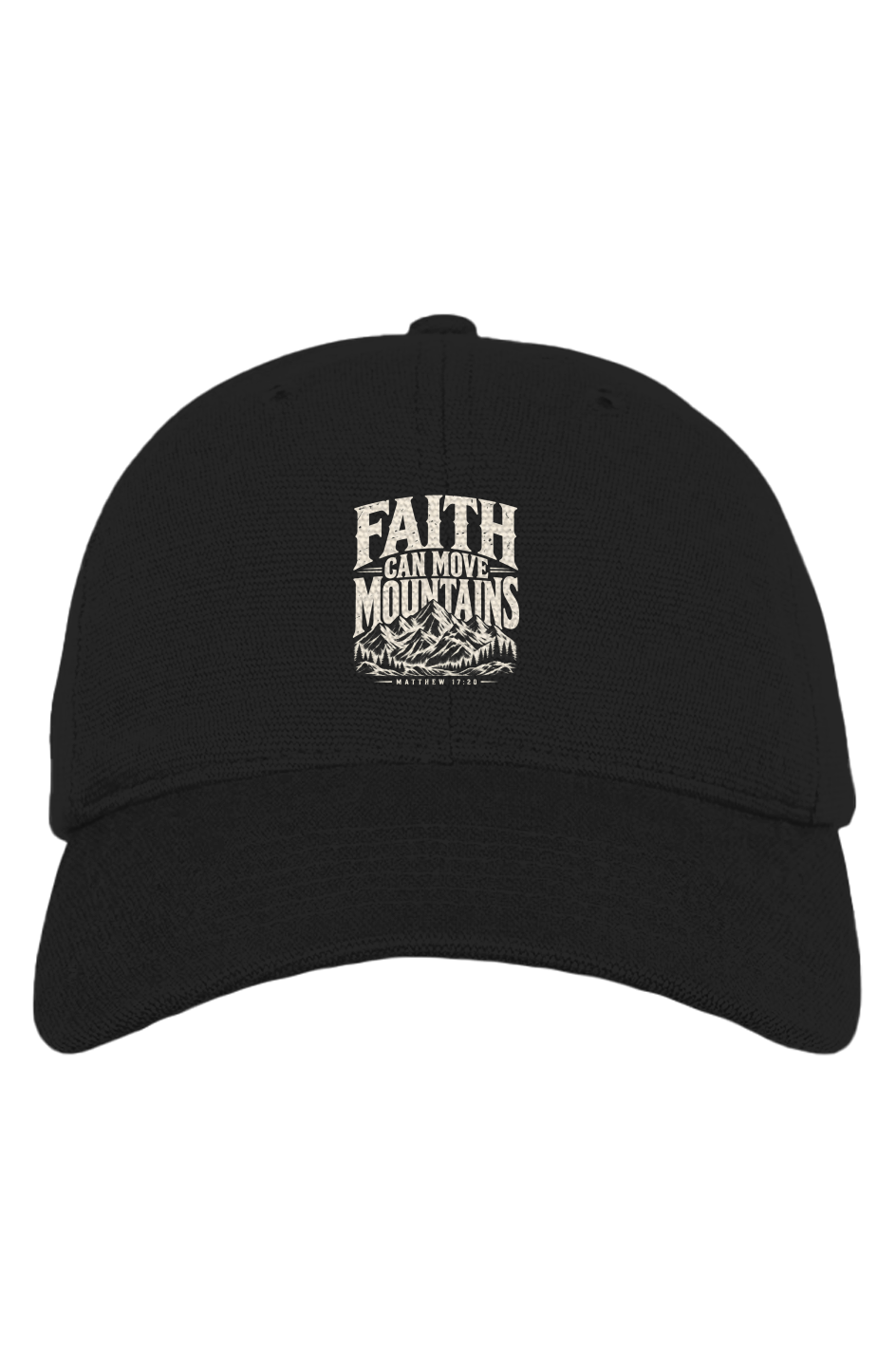 TRAUSTON Faith Moves Mountains Washed Hemp Cap — product image 3