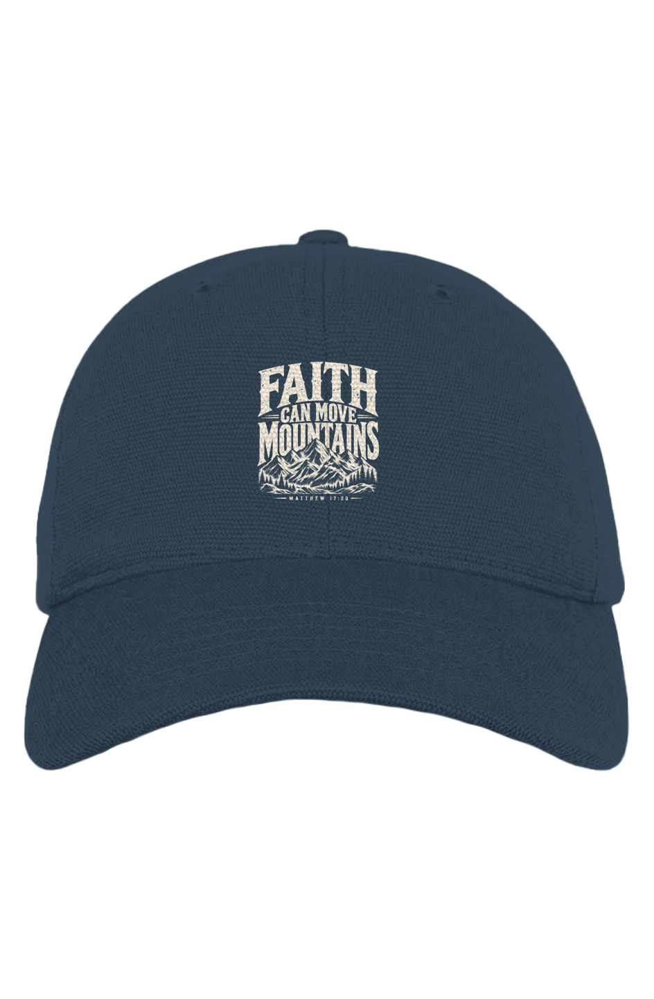 TRAUSTON Faith Moves Mountains Washed Hemp Cap — product image 2
