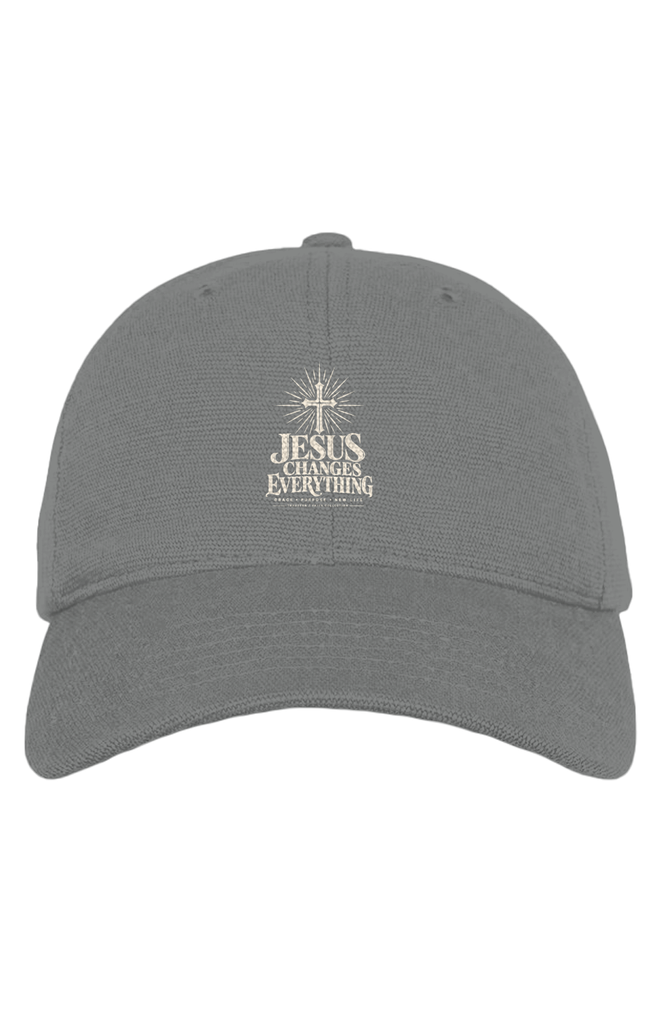 TRAUSTON Jesus Changes Everything Washed Hemp Cap — product image 1
