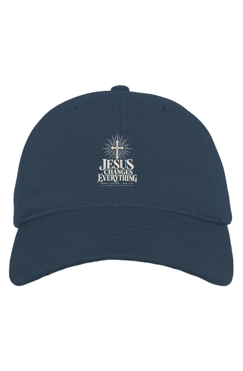 TRAUSTON Jesus Changes Everything Washed Hemp Cap — product image 3