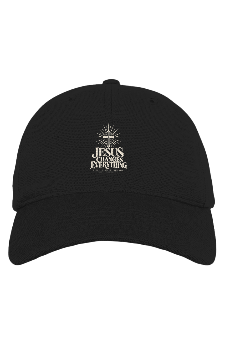 TRAUSTON Jesus Changes Everything Washed Hemp Cap — product image 2