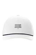 TRAUSTON Stay Hungry Rope Trucker — Black Graphic — product image 1