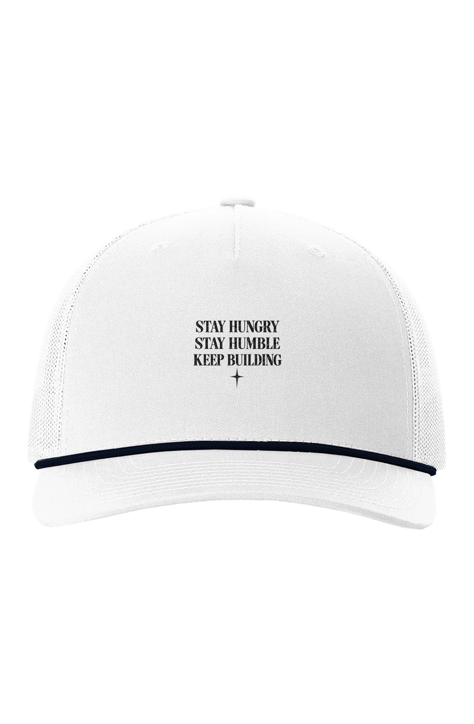 TRAUSTON Stay Hungry Rope Trucker — Black Graphic — product image 1