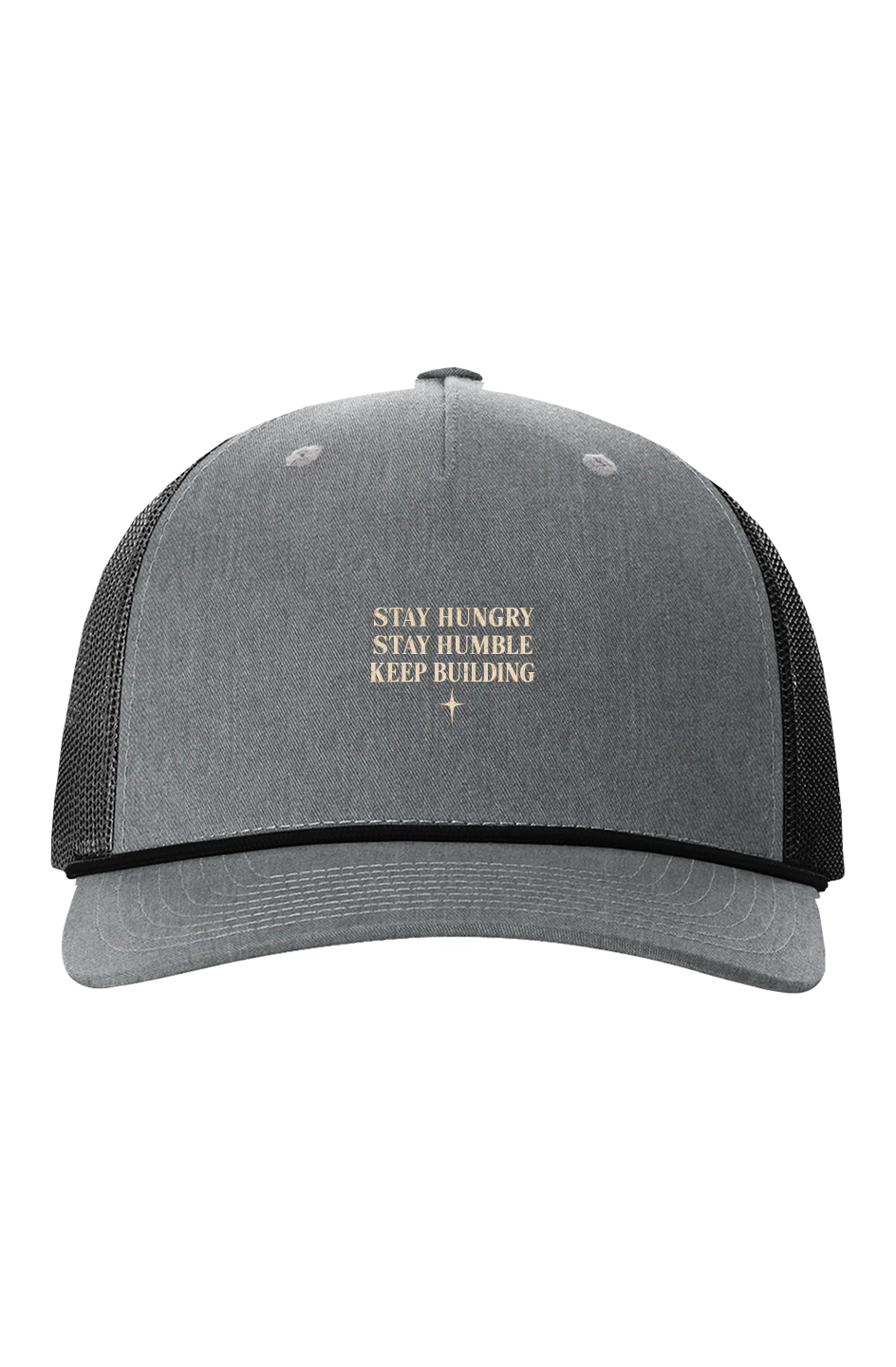TRAUSTON Stay Hungry Rope Trucker — White Graphic — product image 3