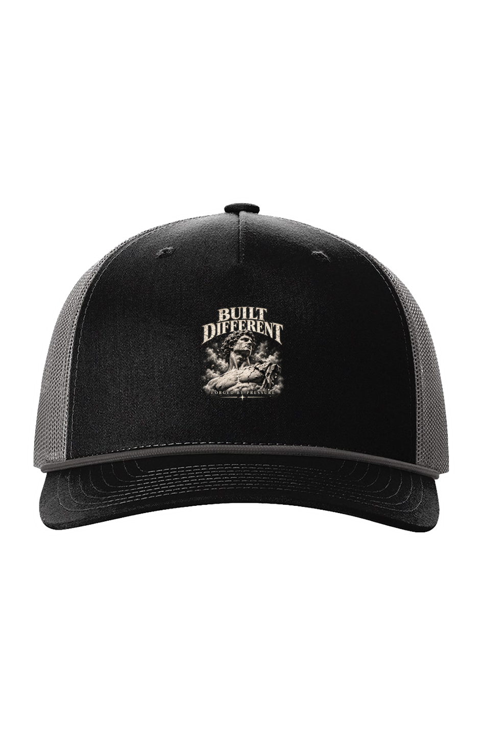 TRAUSTON Built Different Rope Trucker — Sand Graphic — product image 2