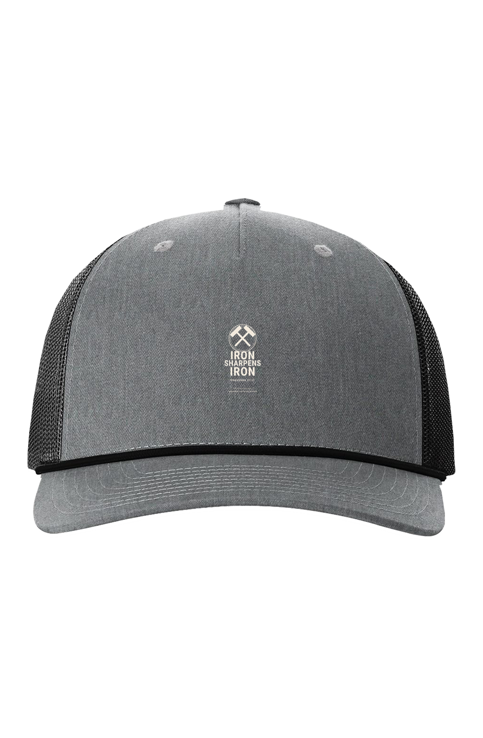 TRAUSTON Iron Sharpens Iron Rope Trucker — White Graphic — product image 3