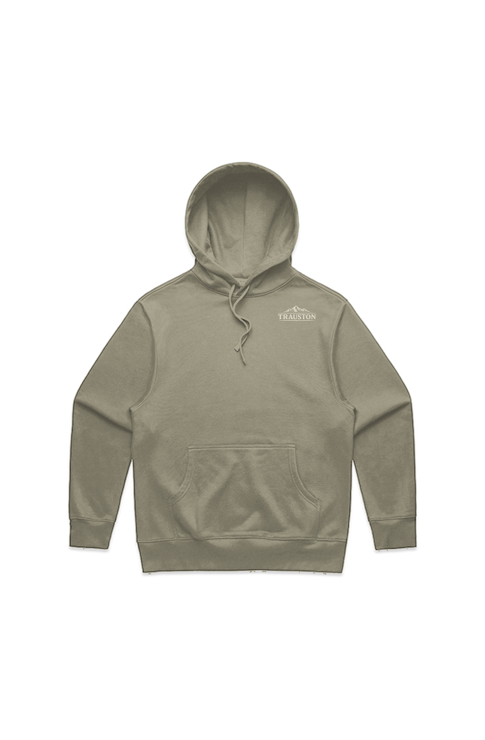 TRAUSTON Signature Heavyweight Hoodie — Earth & Black — product image 3