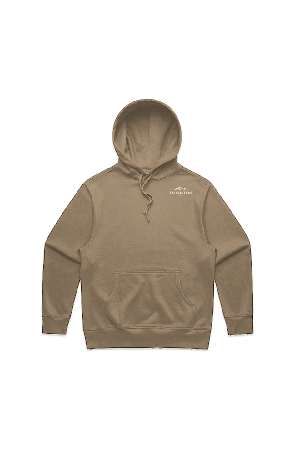 TRAUSTON Signature Heavyweight Hoodie — Earth & Black — product image 1